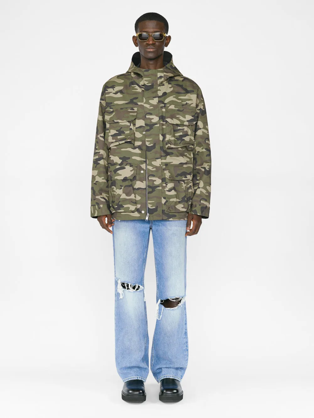 Reversible Camo Parka -- Camo/Noir