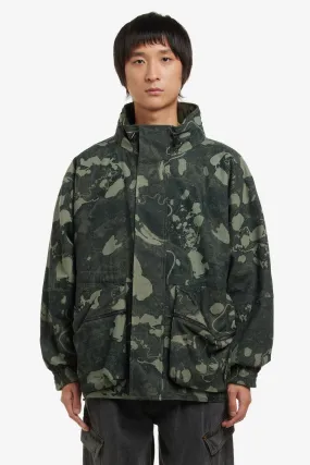 REVERSIBLE GEO MAPPING PARKA JACKET