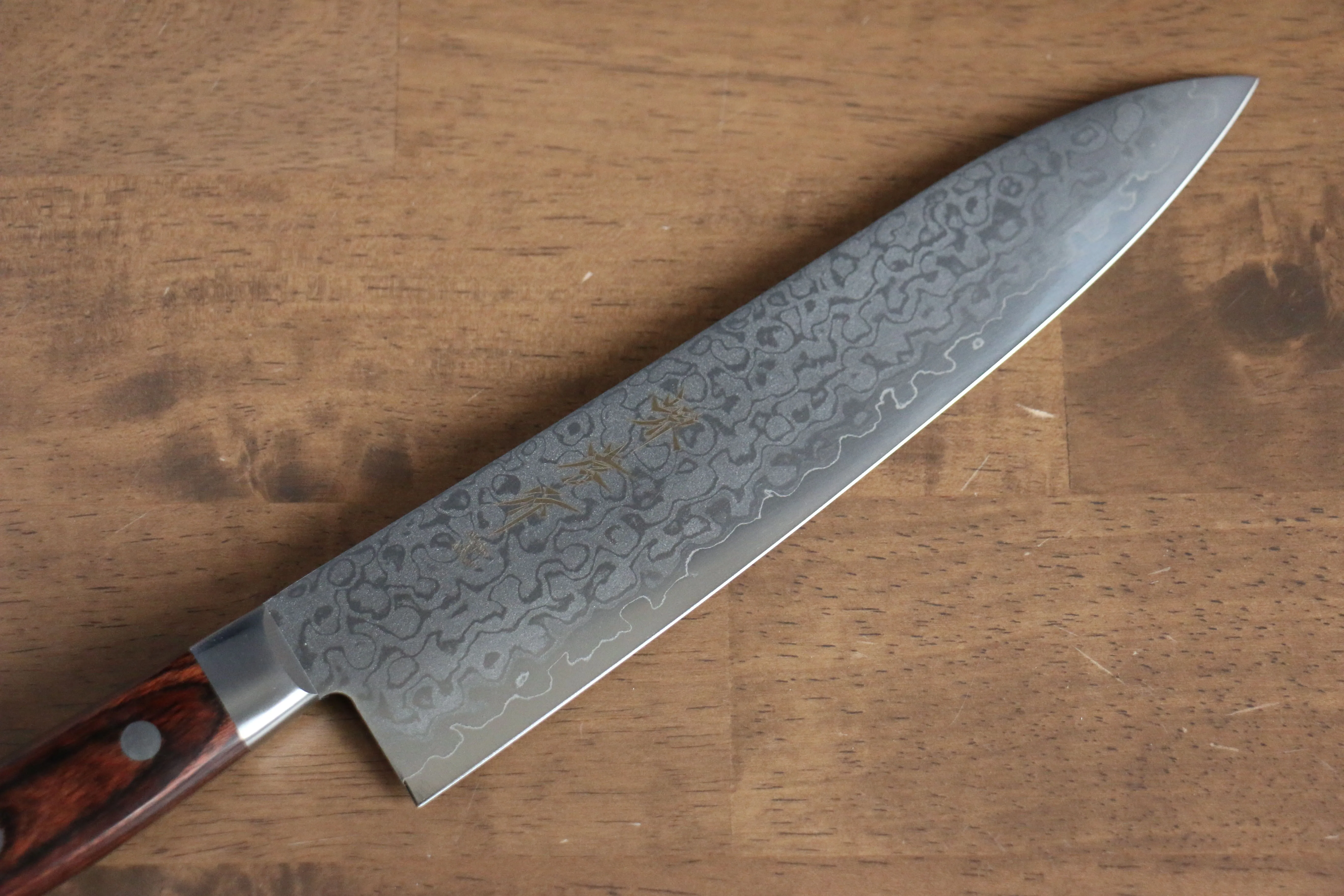 Sakai Takayuki VG10 17 Layer Damascus Mirrored Finish Gyuto 210mm