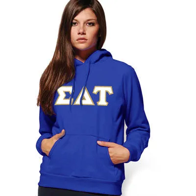 Sigma Delta Tau Hooded Sweatshirt - G185 - TWILL