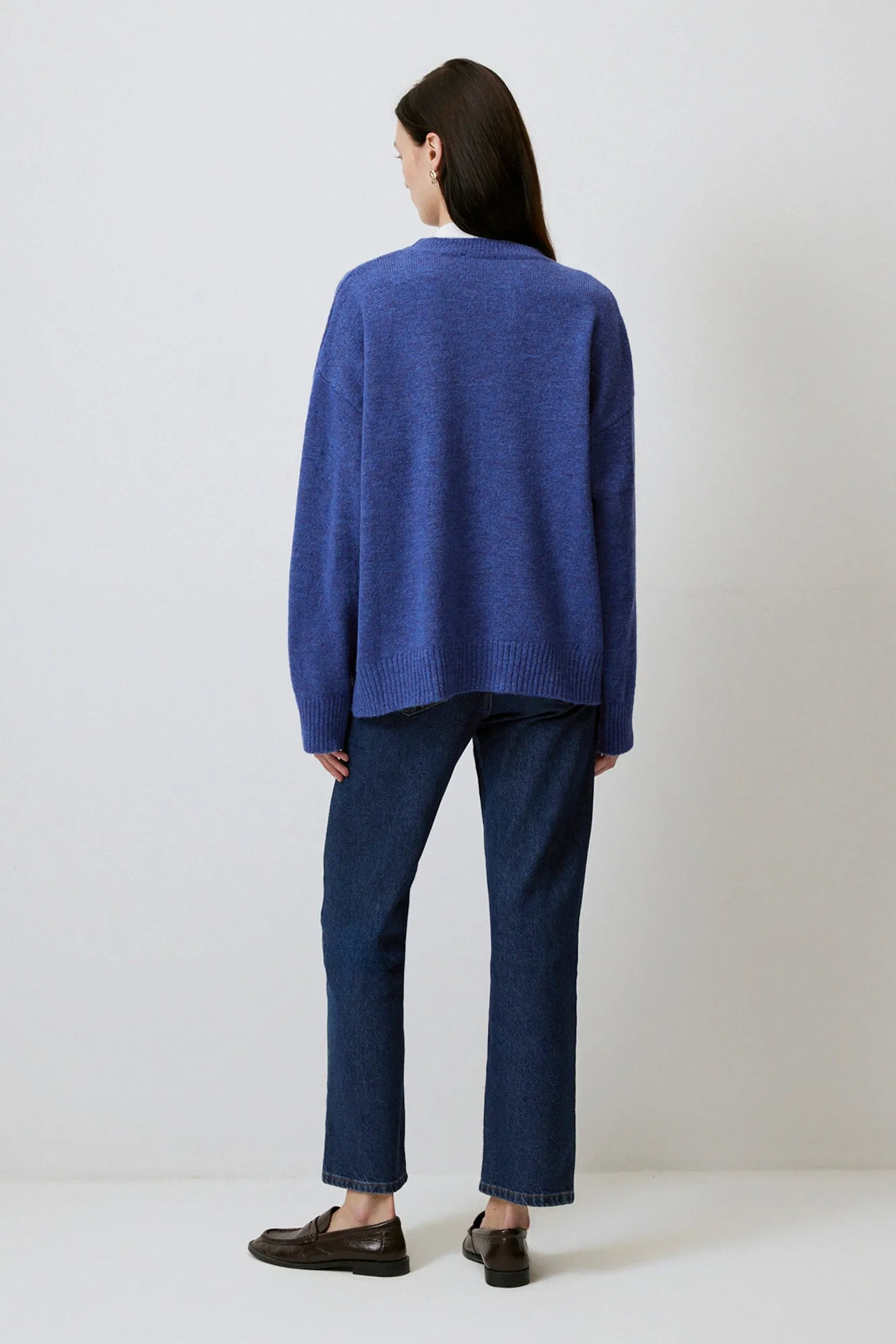 SOLID COLOR OVERSIZE SWEATER