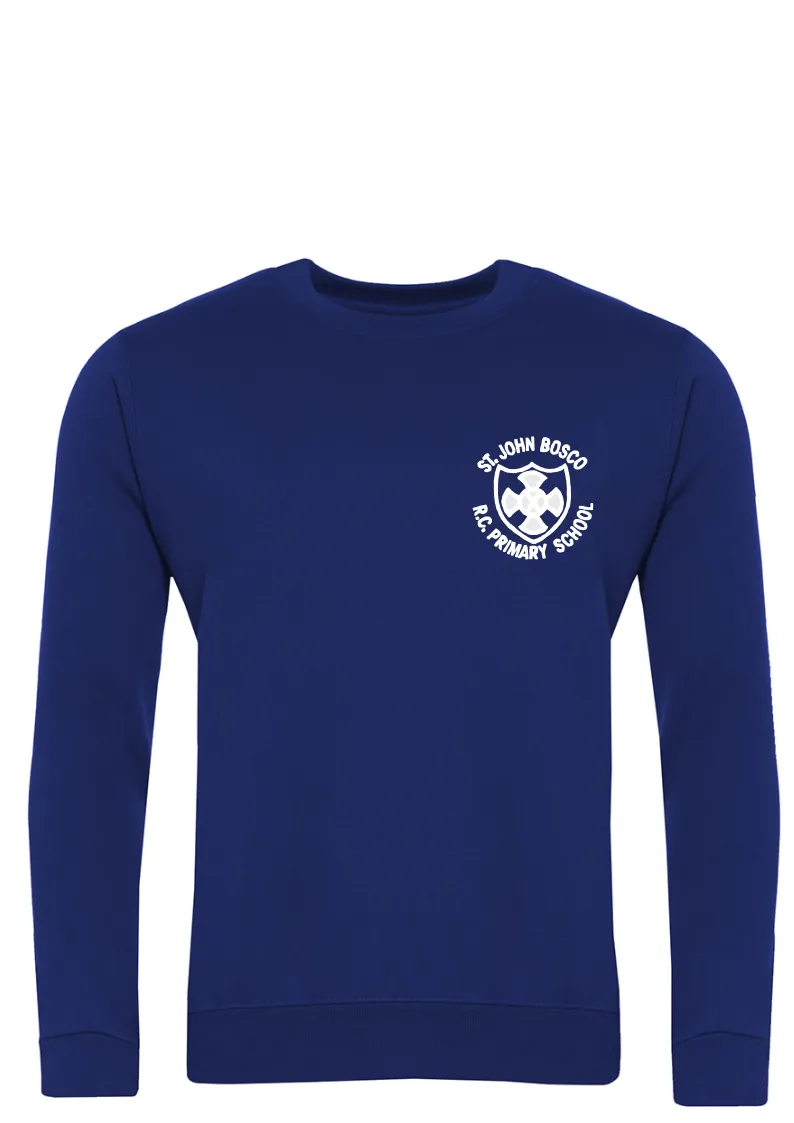 St John Bosco R.C. Primary School Royal Blue Sweatshirt