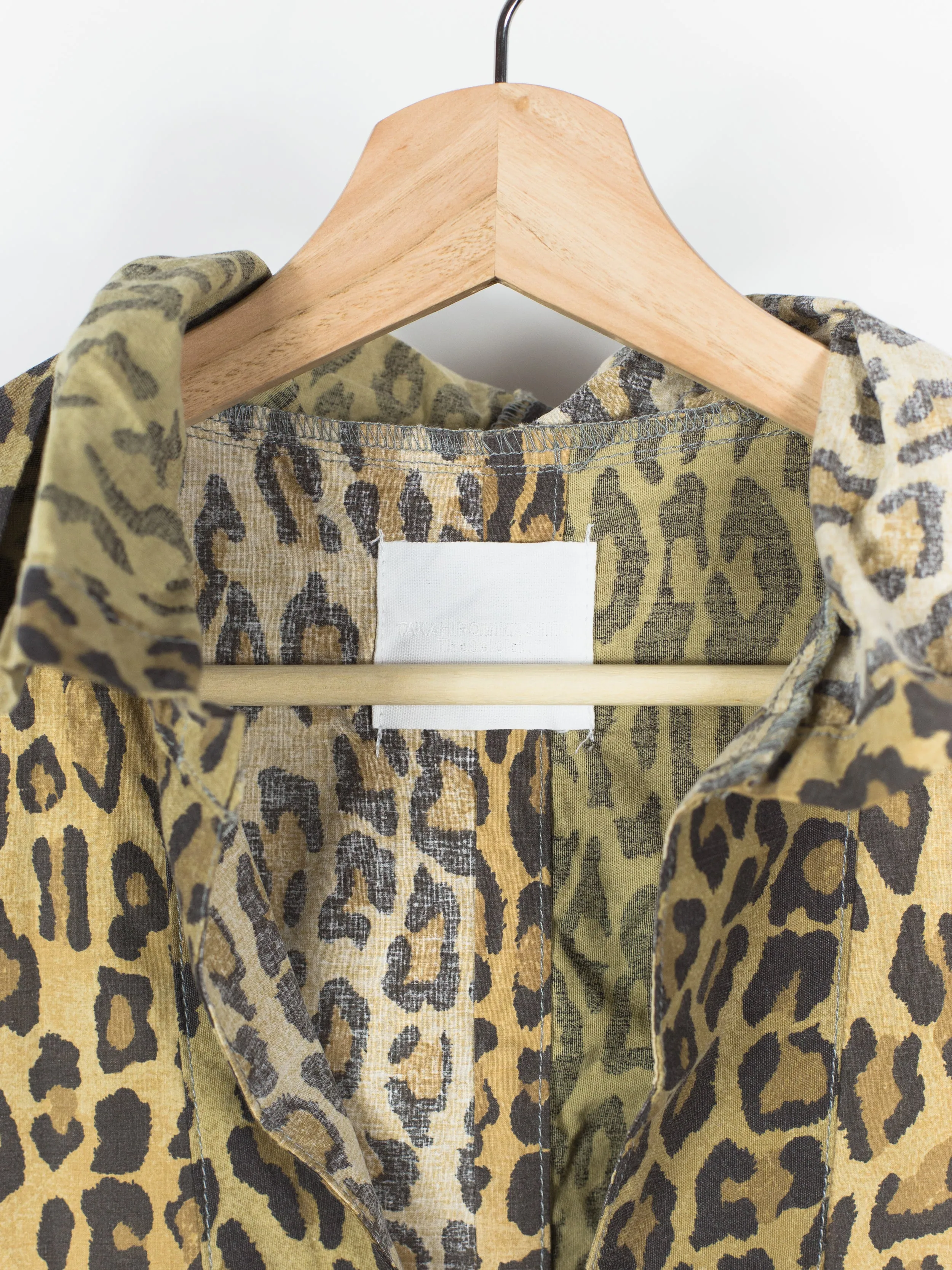 Takahiromiyashita The Soloist Remake Leopard Baja Hoodie