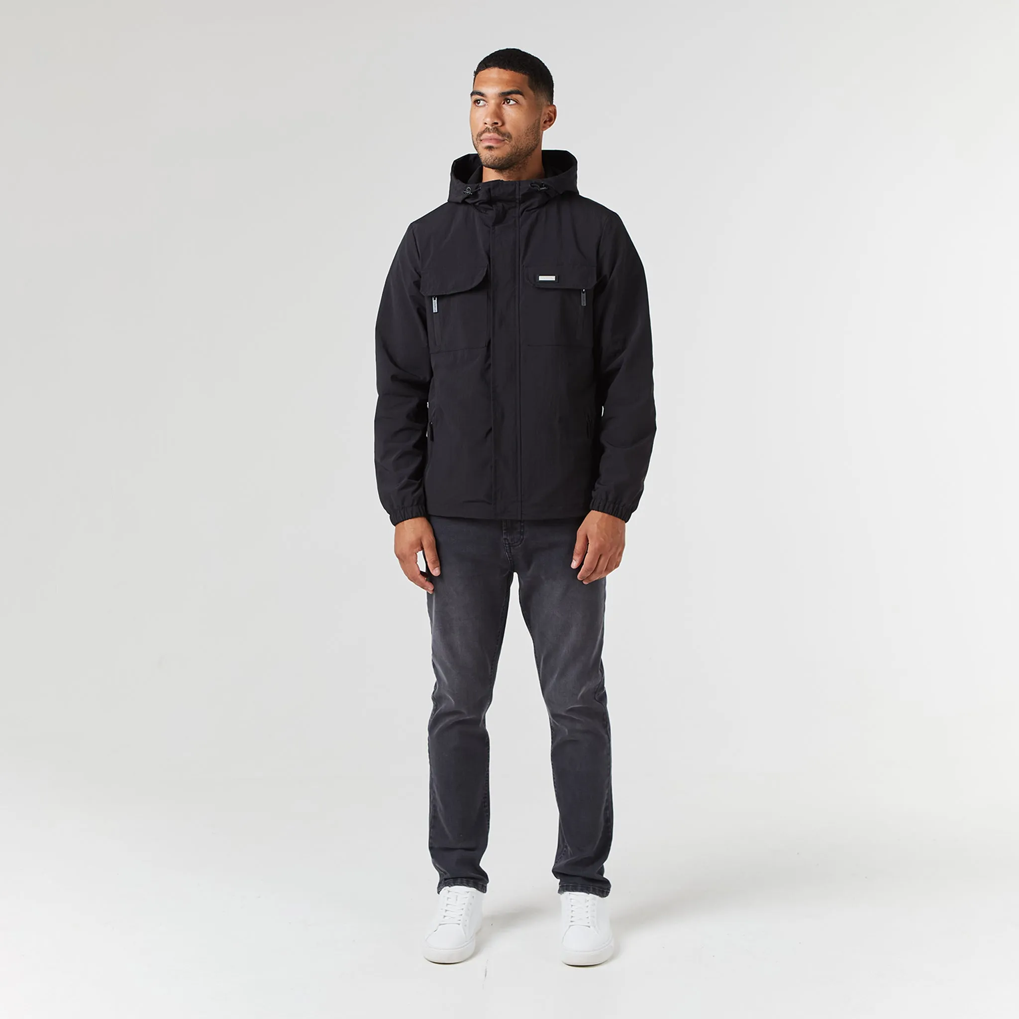 Tech Utility Jacket | Black