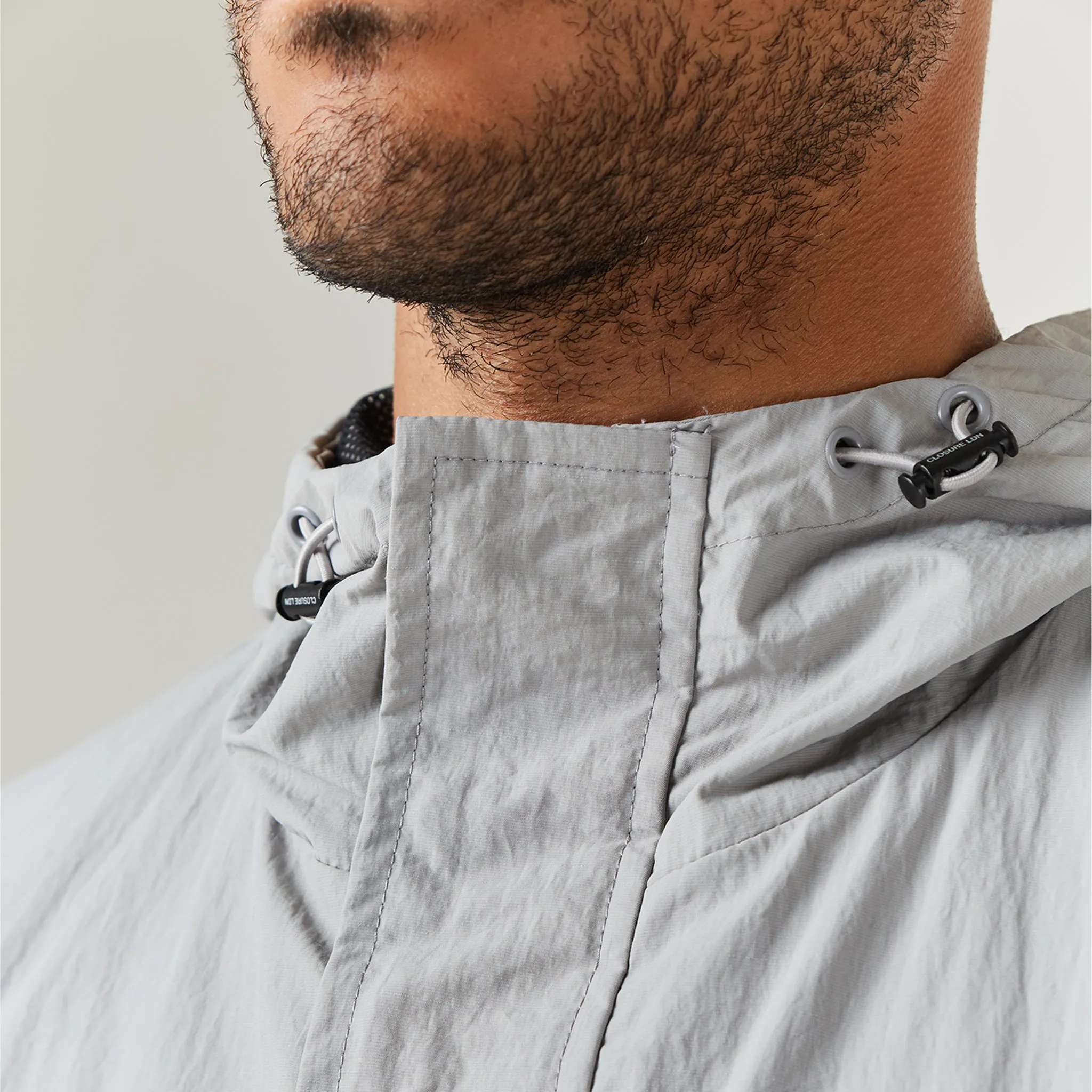 Tech Utility Jacket | Ice Grey