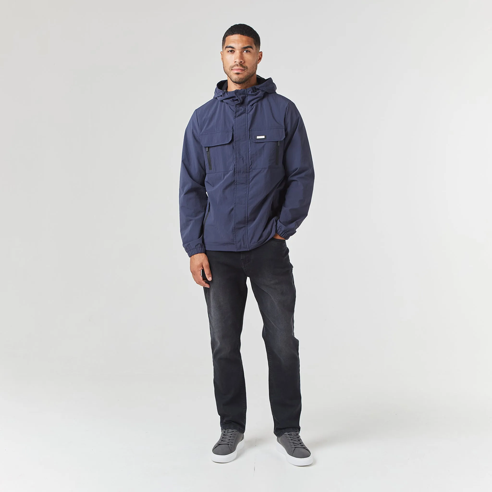 Tech Utility Jacket | Navy