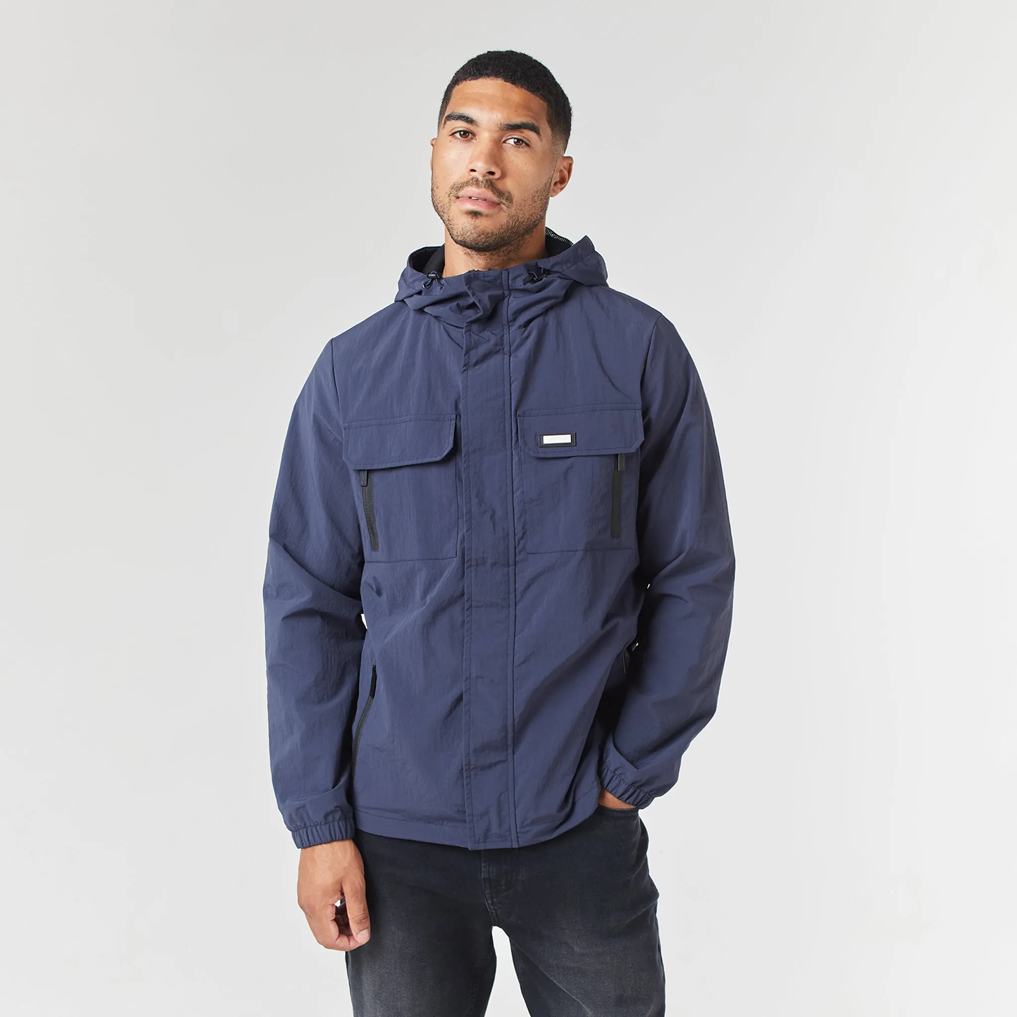 Tech Utility Jacket | Navy