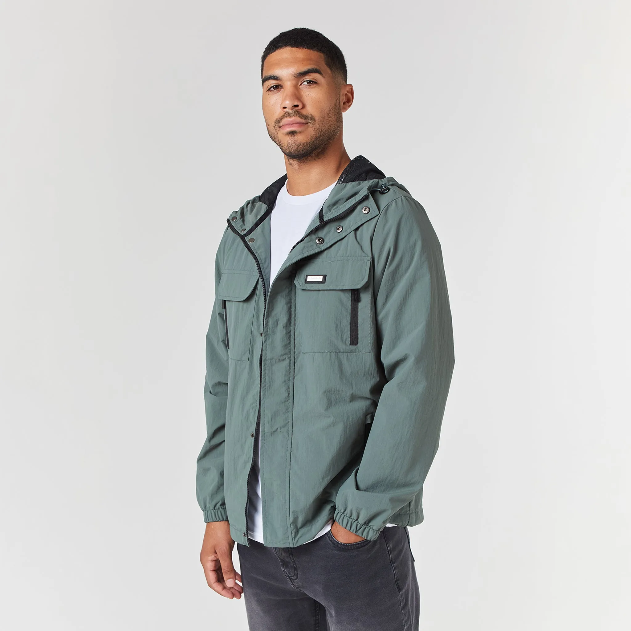 Tech Utility Jacket | Sage