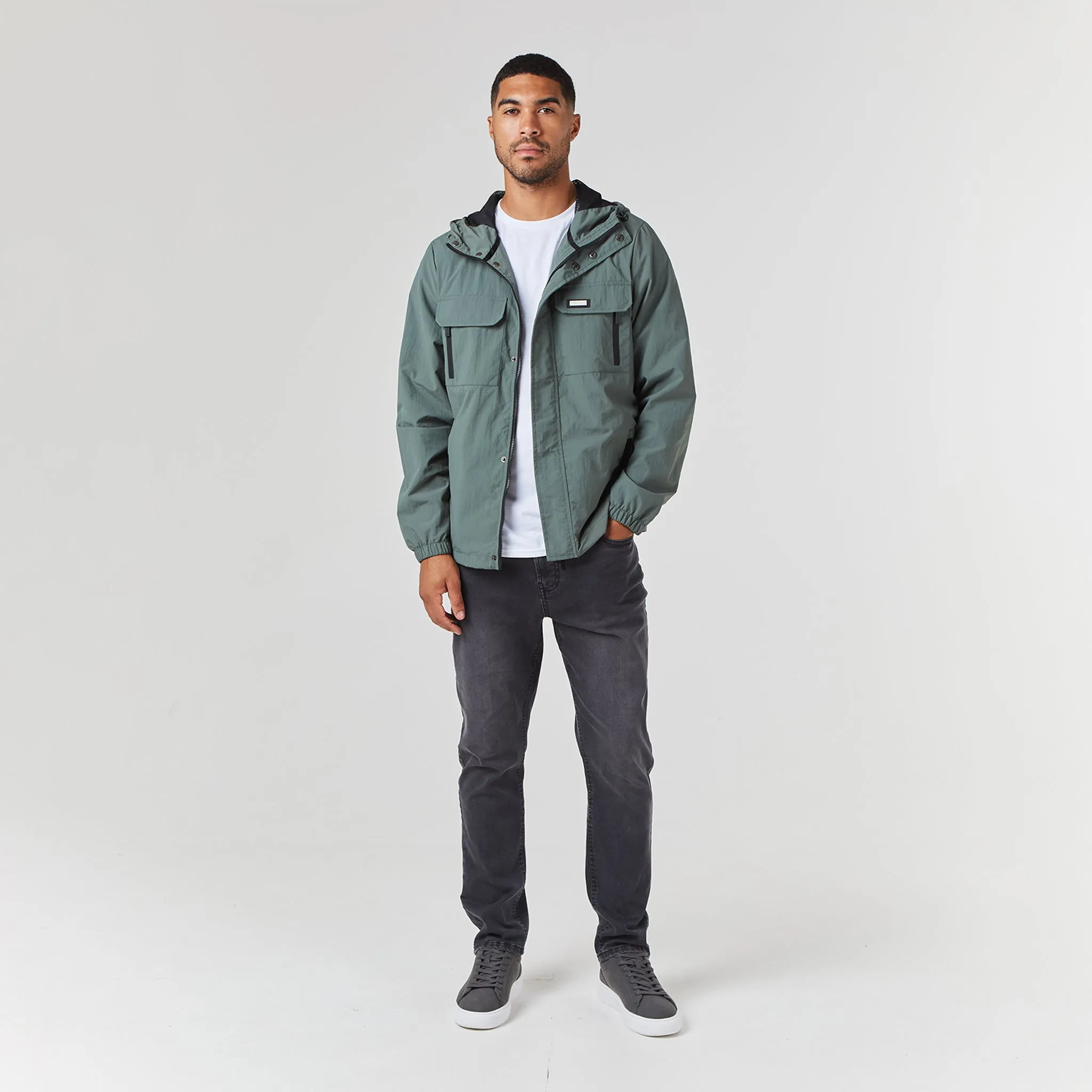 Tech Utility Jacket | Sage