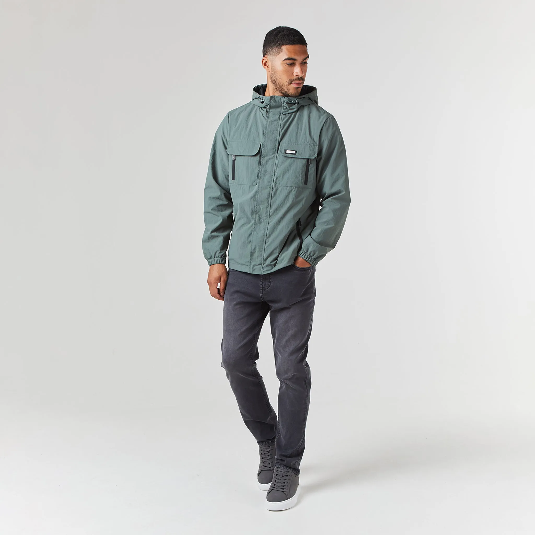 Tech Utility Jacket | Sage