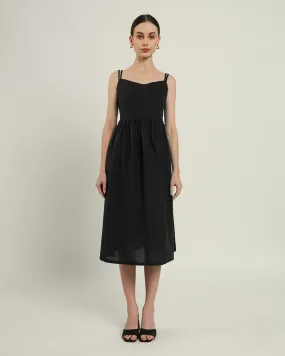 The Haiti Noir Cotton Dress