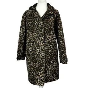 The Kooples Brand New £390 Leopardprint Waterproof Parka XS/S/M