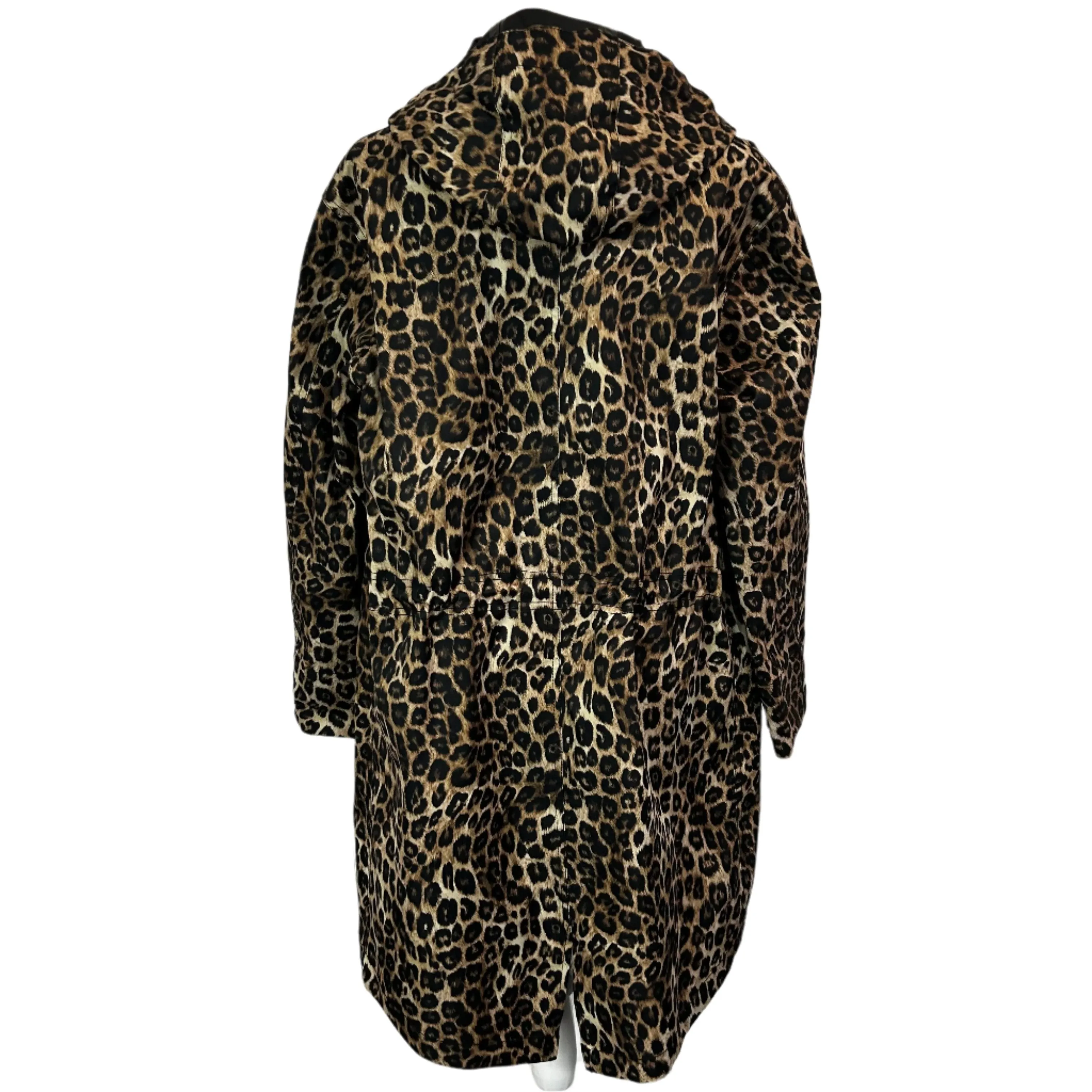 The Kooples Brand New £390 Leopardprint Waterproof Parka XS/S/M