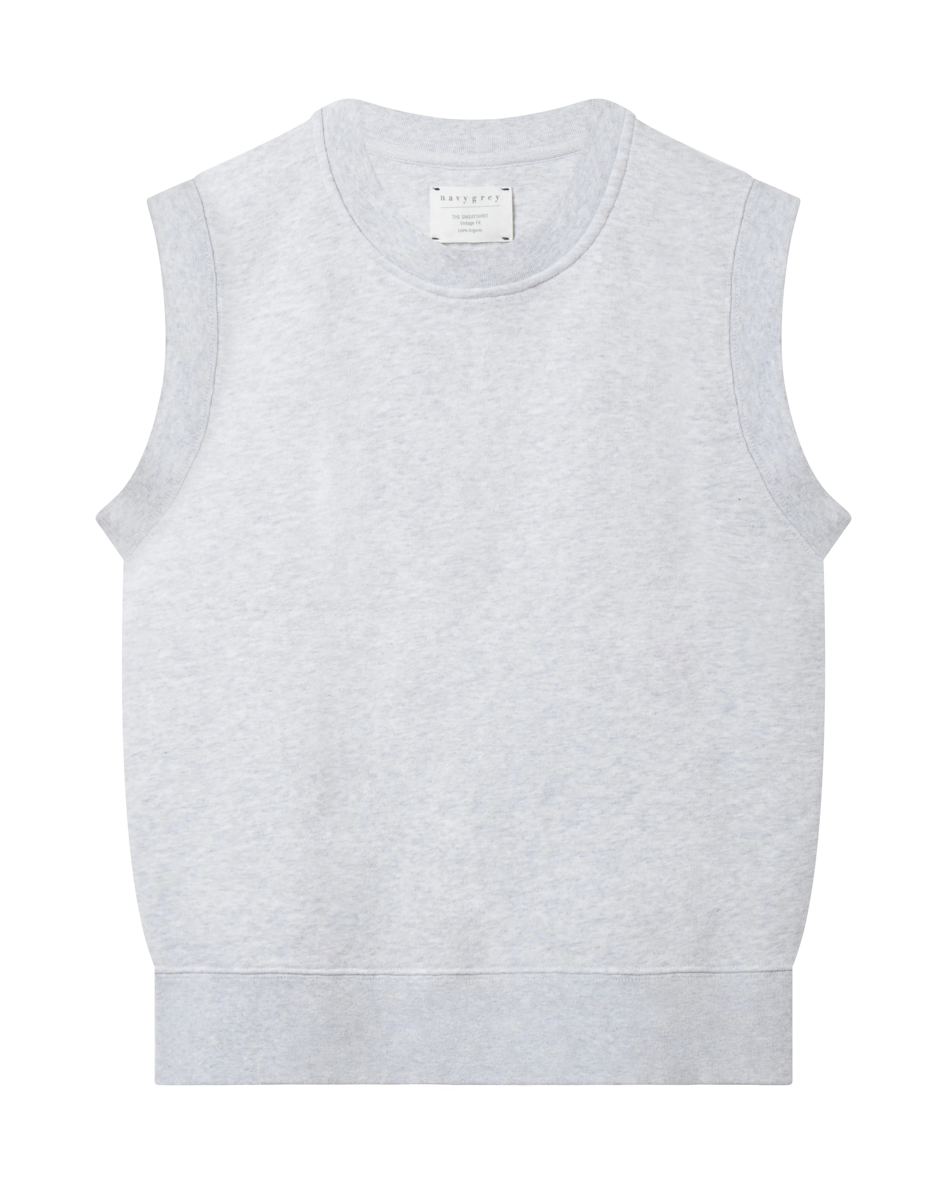 The Tank SWEATSHIRT - Ice Grey x Repaired, Renewed