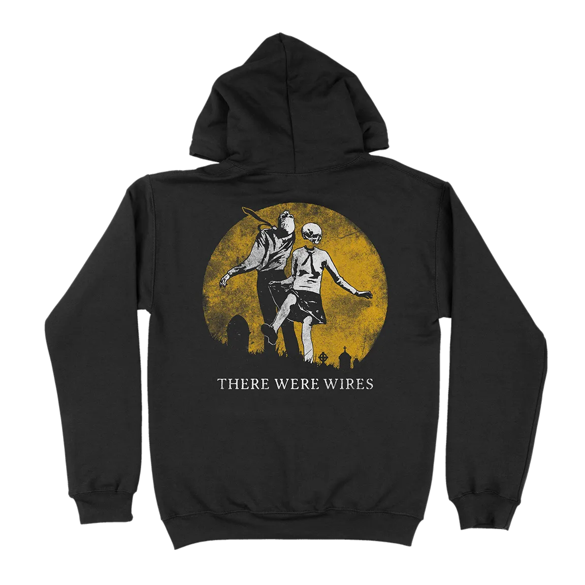 There Were Wires “Dancers” Black Hooded Sweatshirt