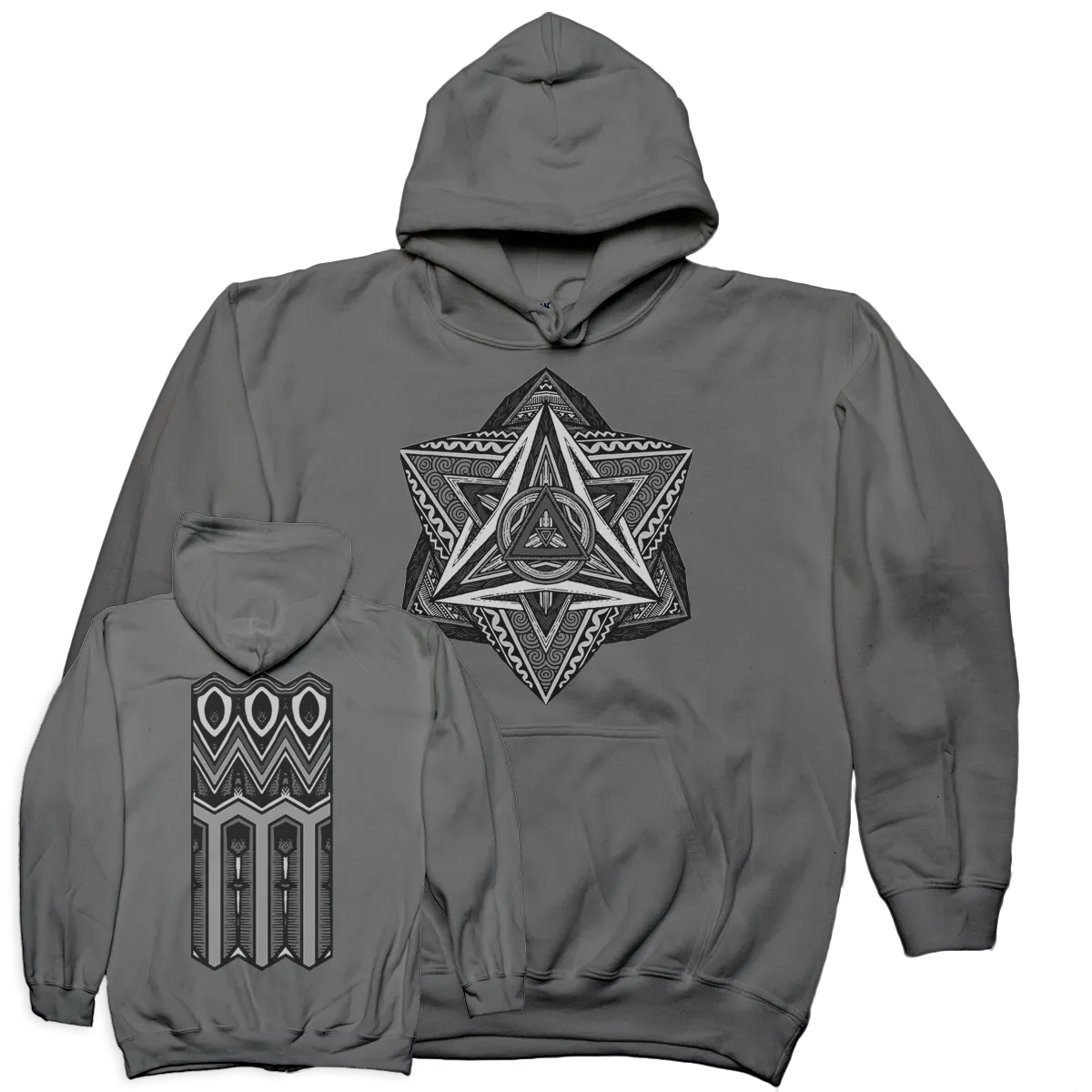 Thomas Hooper "Ashes And Diamonds" Grey Hooded Sweatshirt