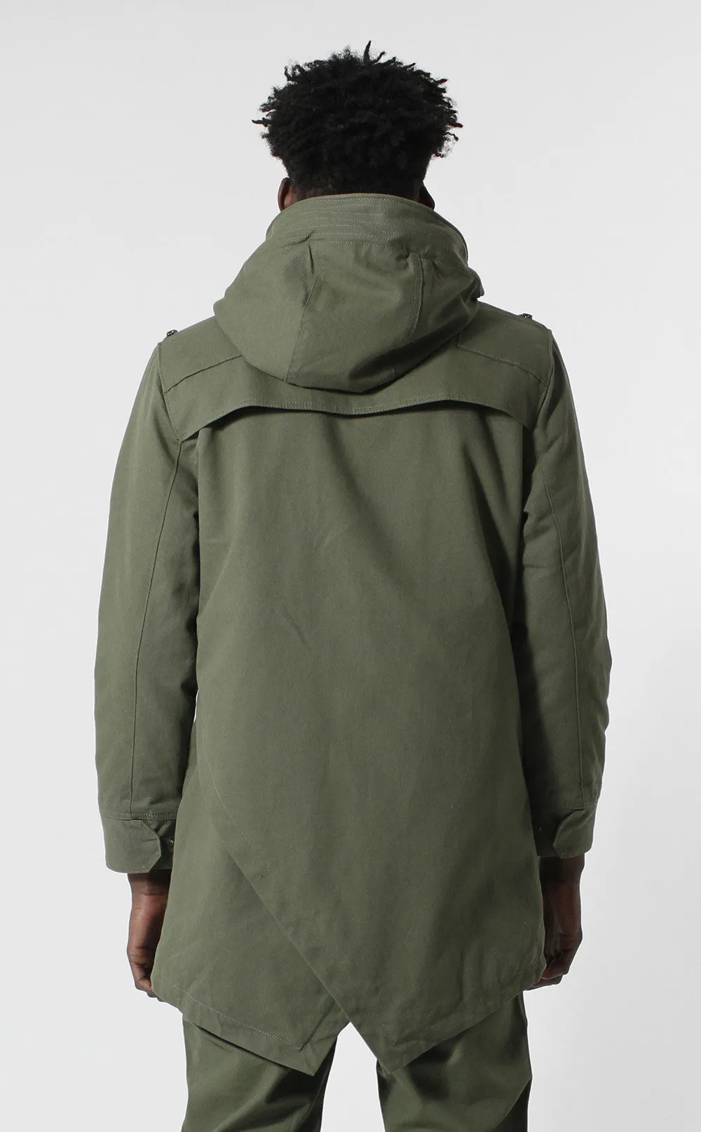 Unknown Petrichor Olive Parka Jacket