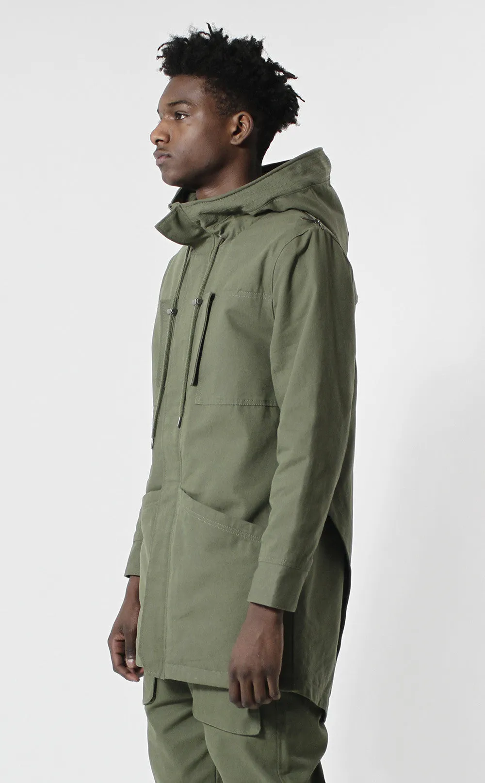 Unknown Petrichor Olive Parka Jacket