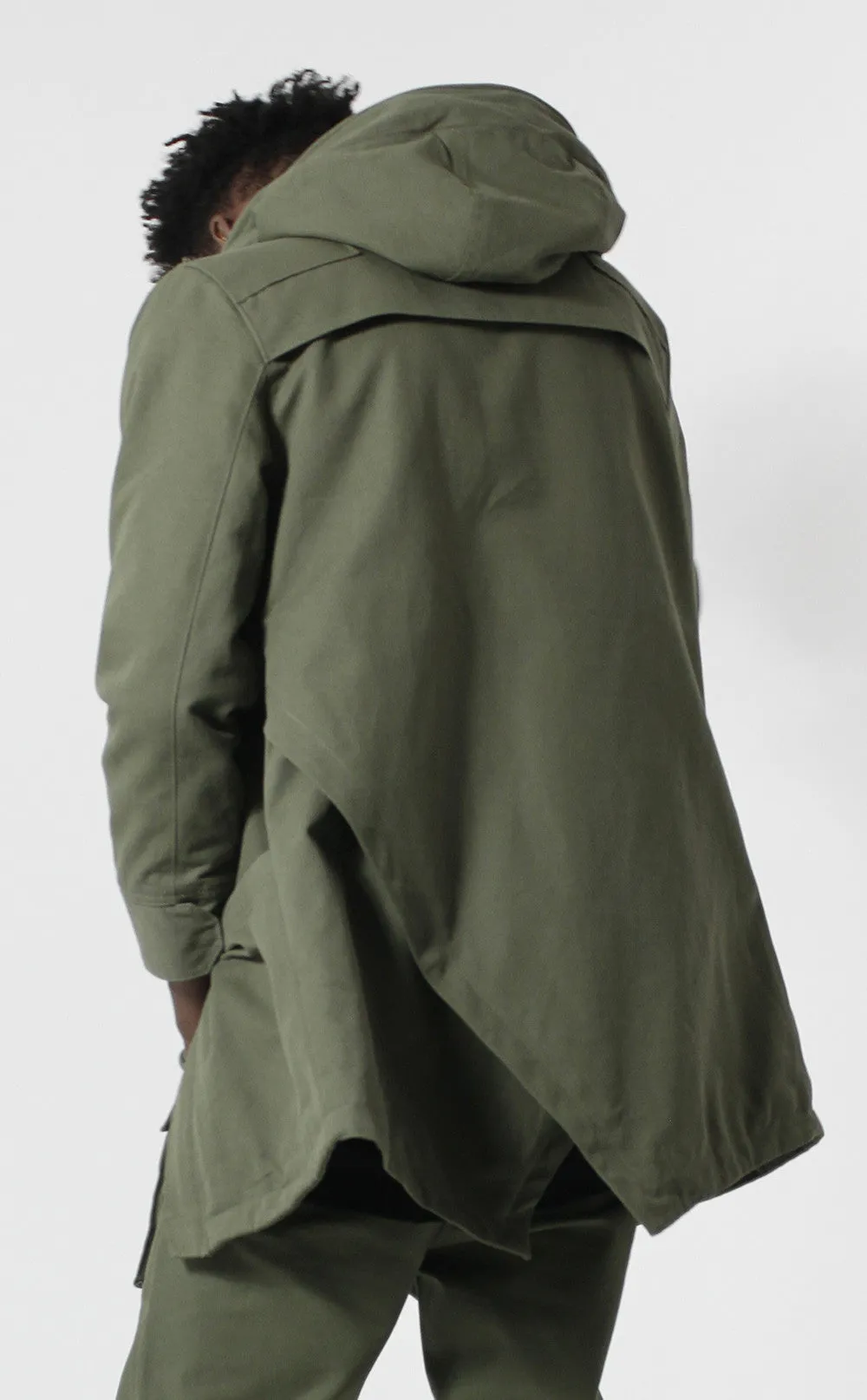 Unknown Petrichor Olive Parka Jacket