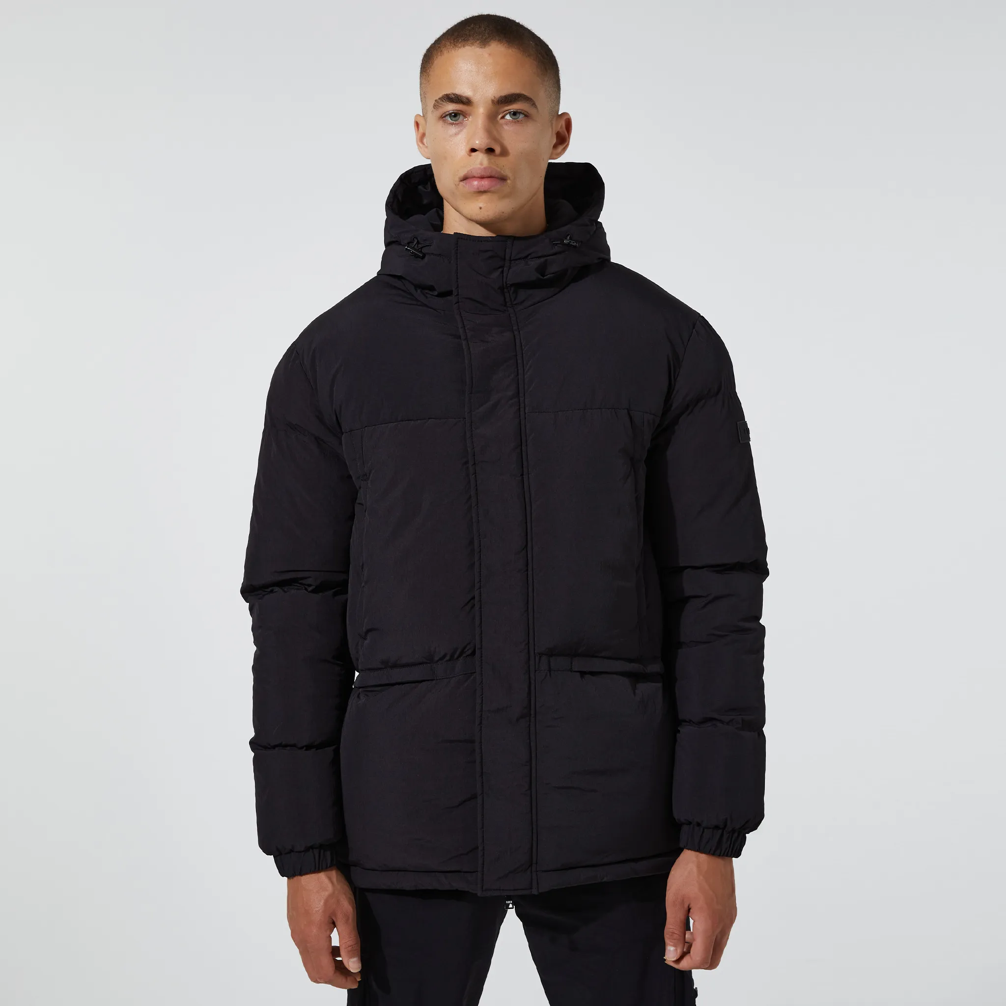 Utility Padded Parka | Black