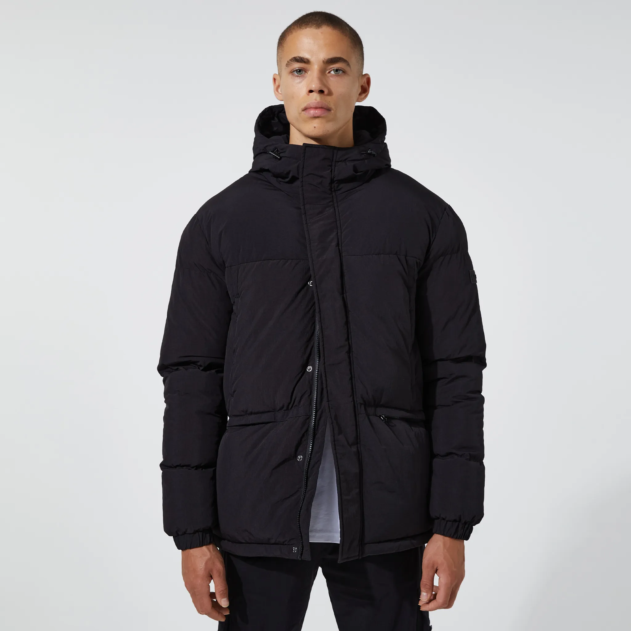 Utility Padded Parka | Black