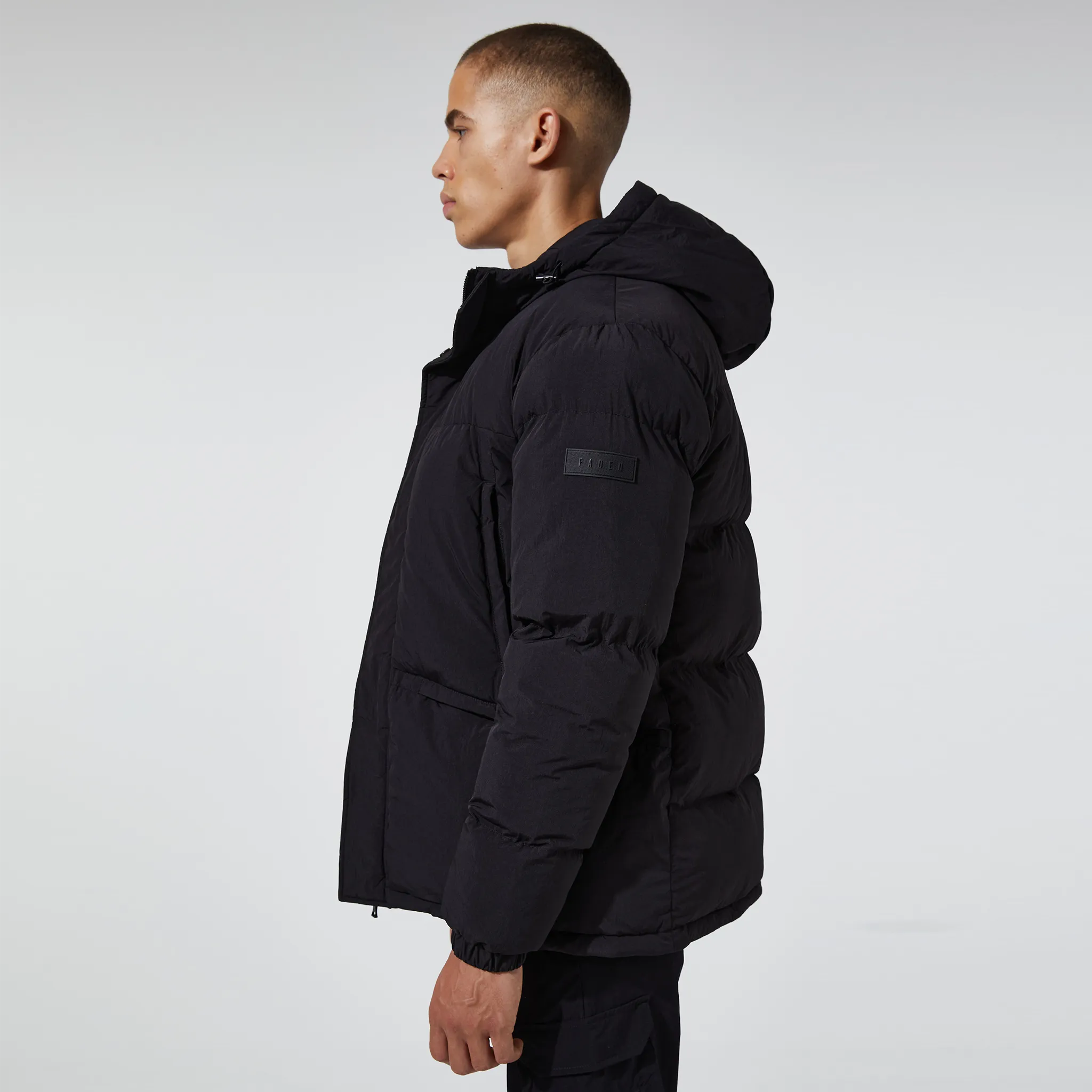 Utility Padded Parka | Black