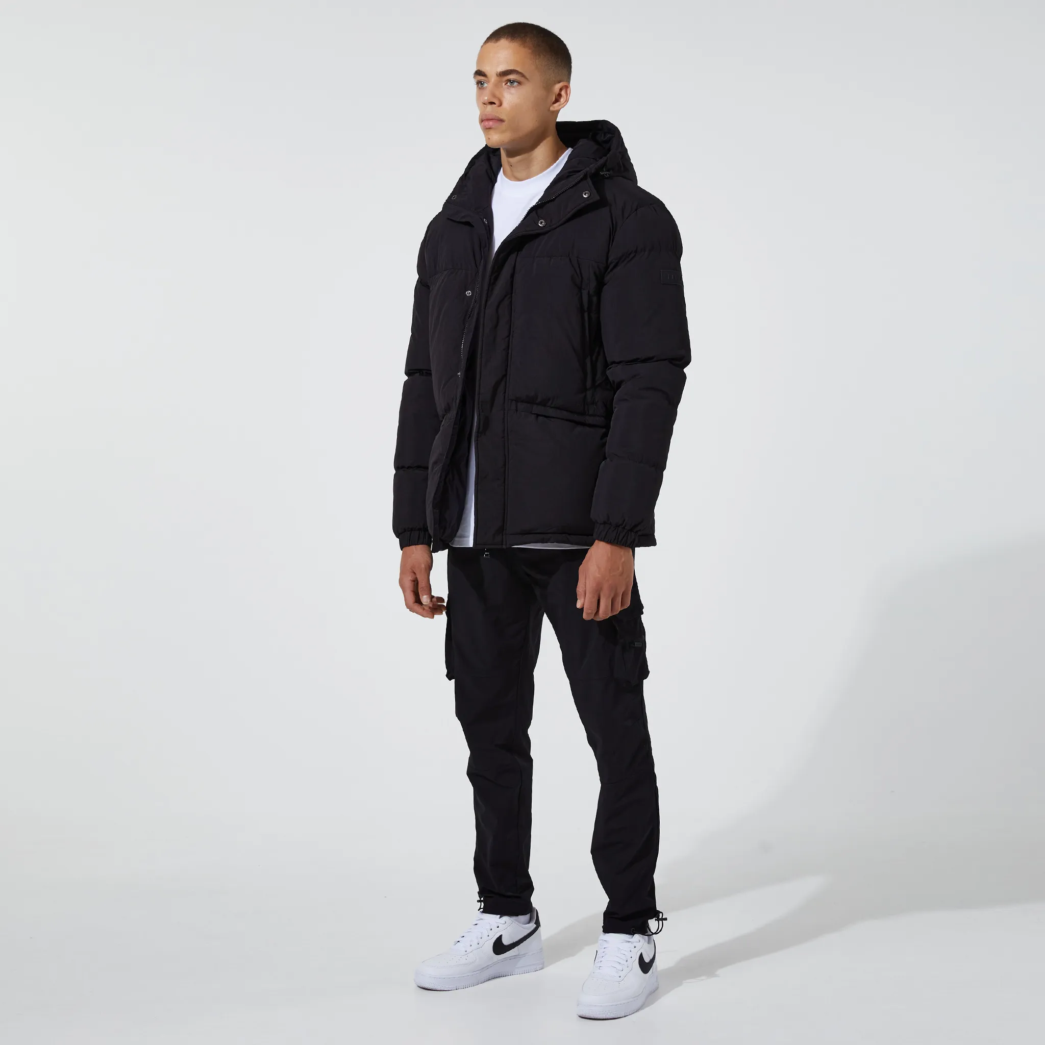 Utility Padded Parka | Black