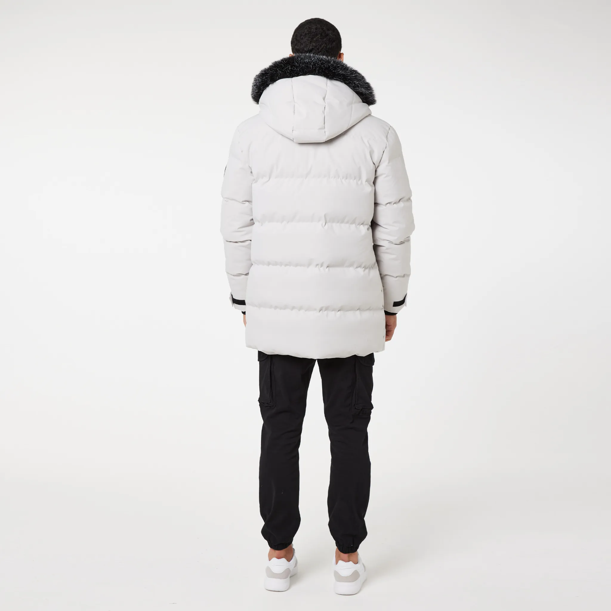 Utility Pocket Puffer Parka | Stone