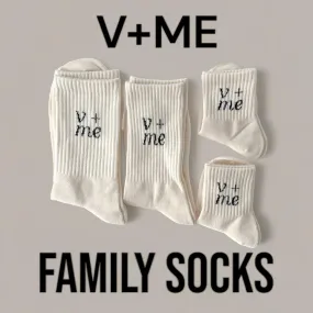 V ME adult socks