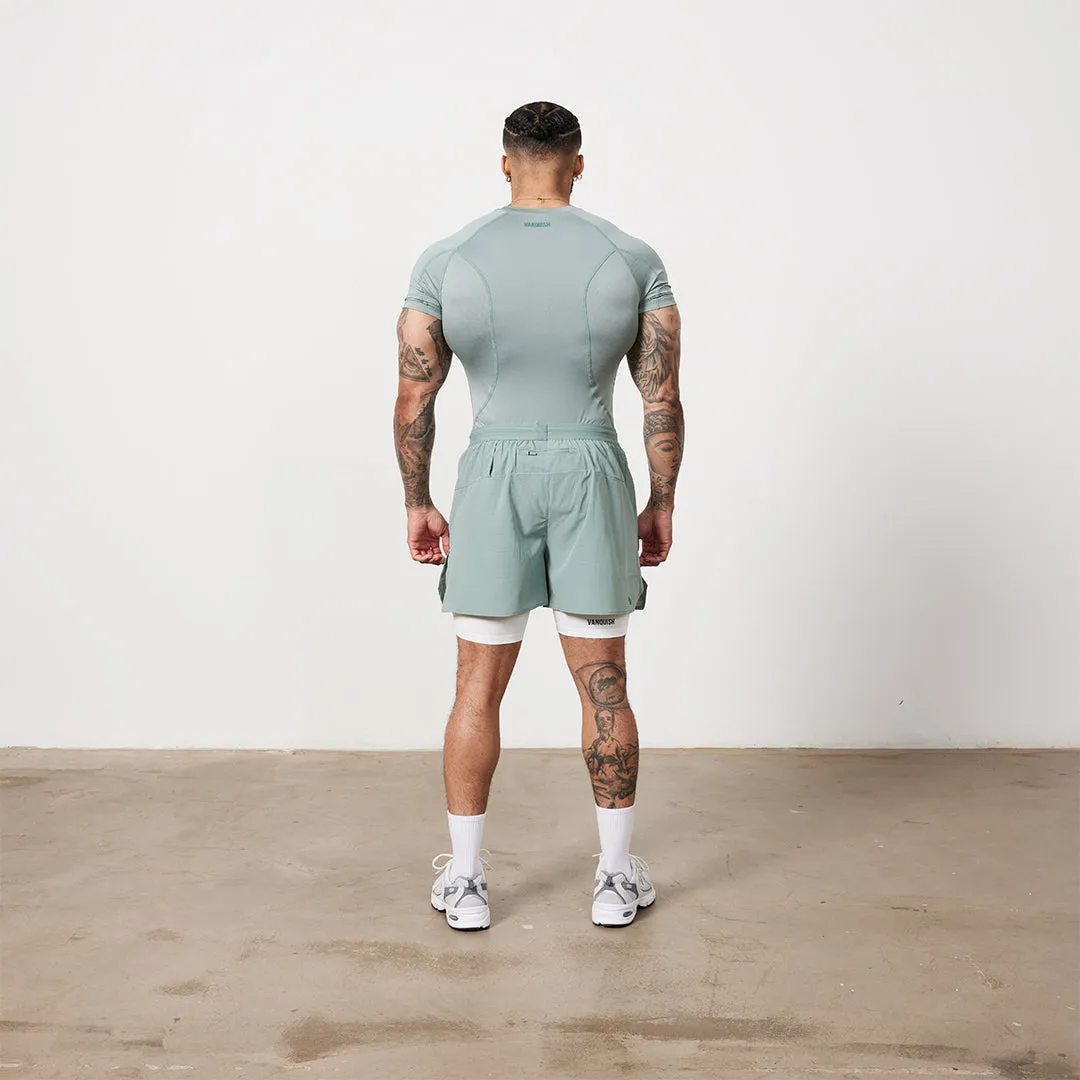 Vanquish Utility Frost Green Performance Shorts