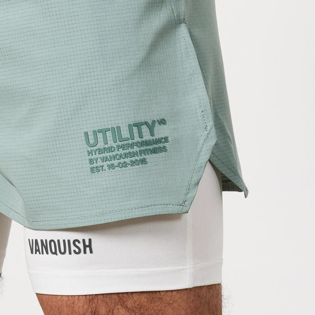 Vanquish Utility Frost Green Performance Shorts