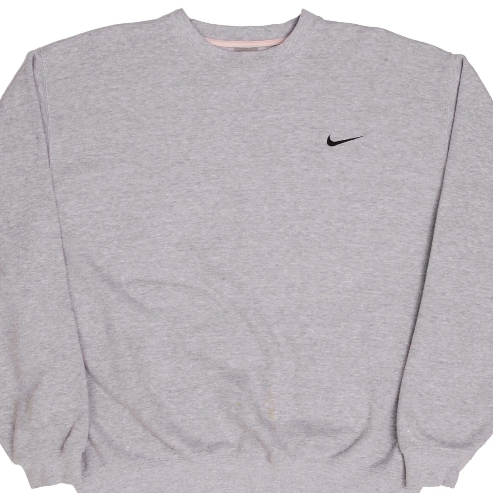 VINTAGE CLASSIC NIKE SWOOSH GREY HEAVYWEIGHT SWEATSHIRT 2000S XL