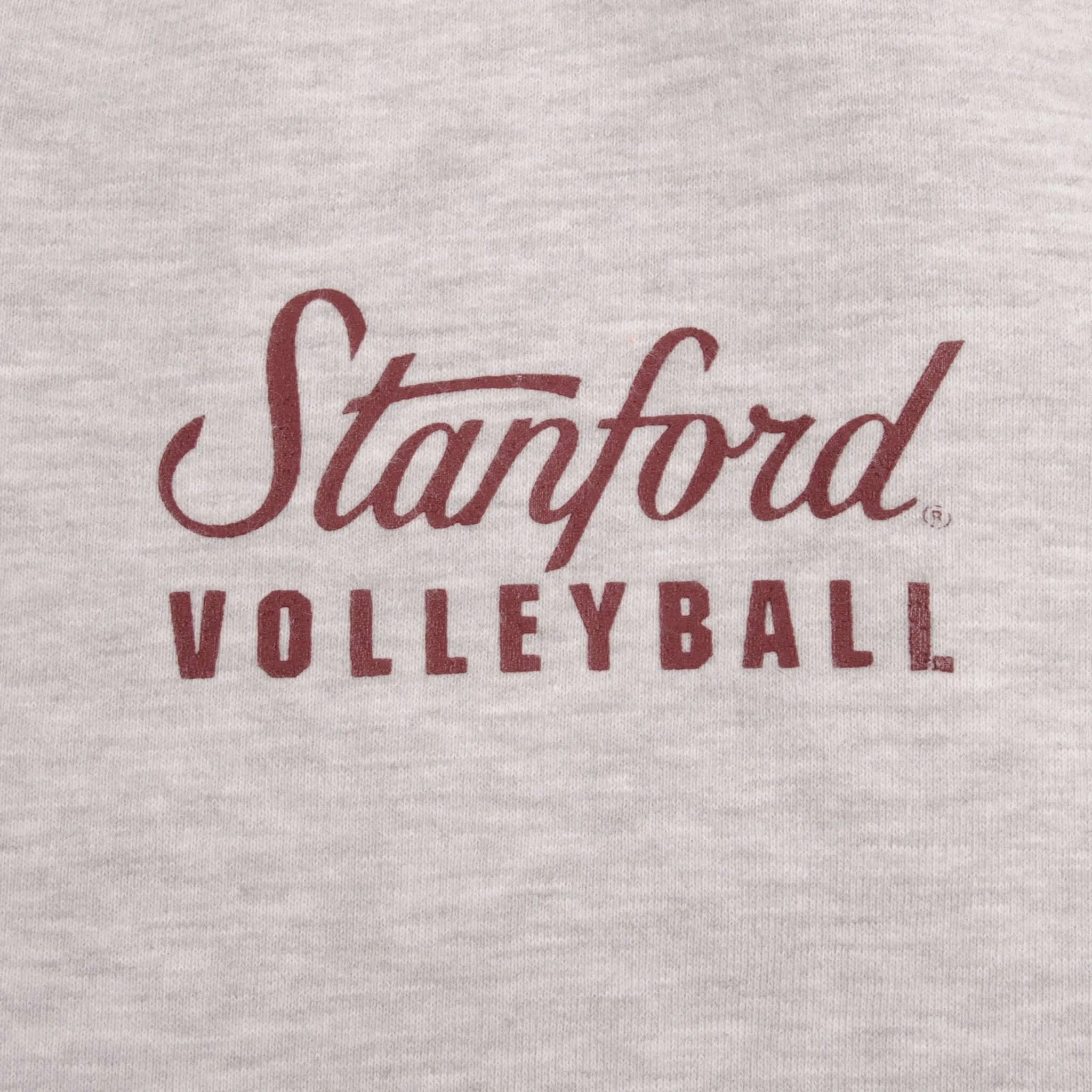 VINTAGE NIKE NCAA STANFORD UNIVERSITY VOLLEYBALL GREY SWEATSHIRT 1990S SZE LARGE