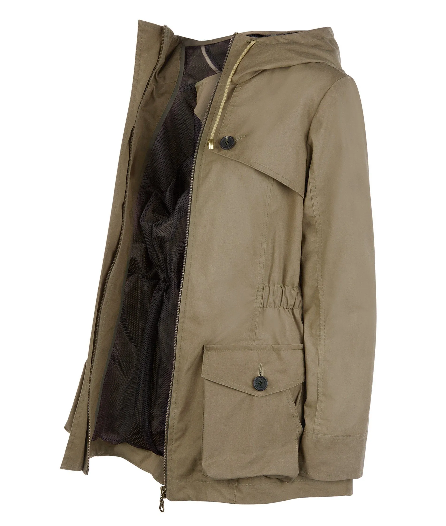 Wax Parka in Khaki