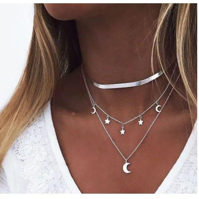 Women Multi Layer Long Necklaces & Pearl Chokers