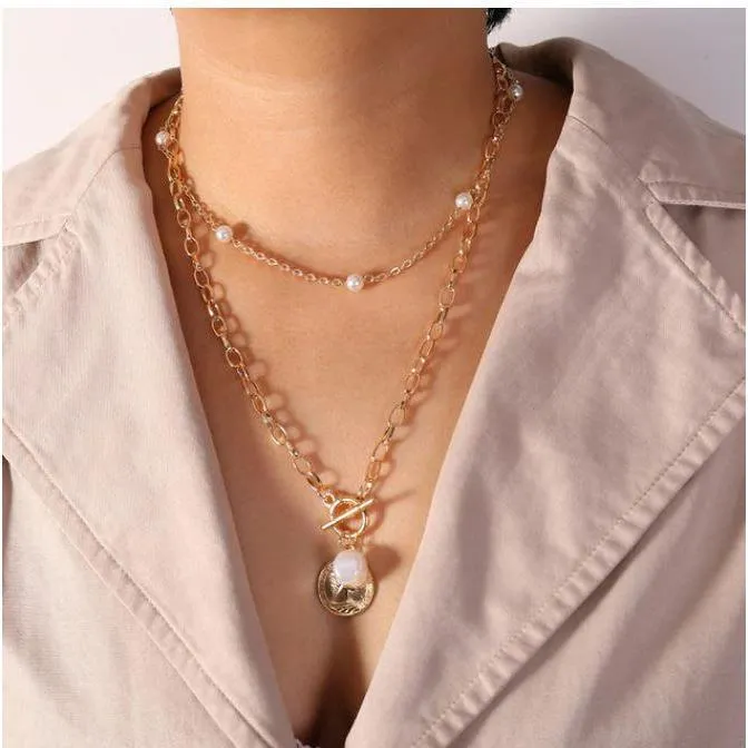 Women Multi Layer Long Necklaces & Pearl Chokers