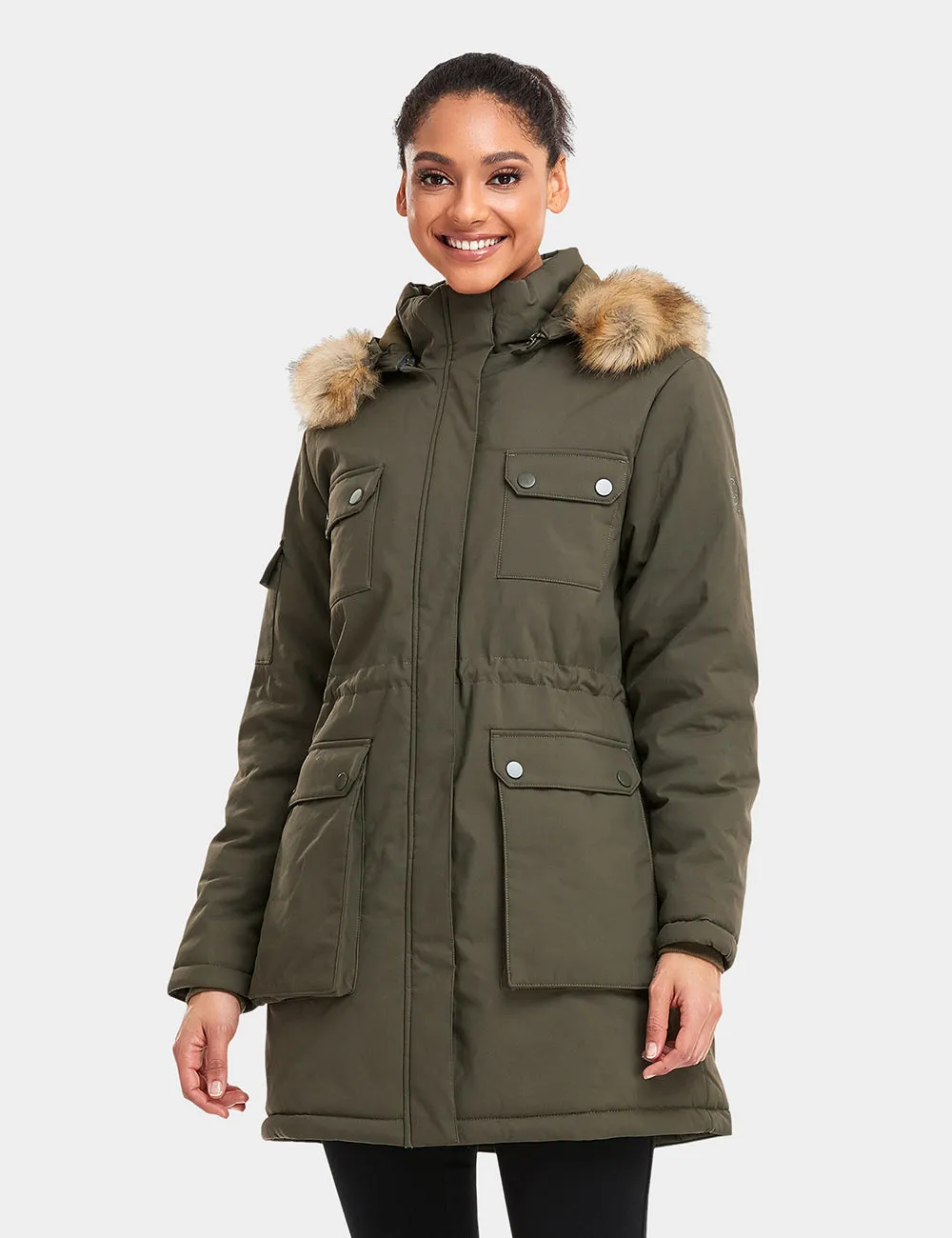 Women's Heated Thermolite® Parka - Olive