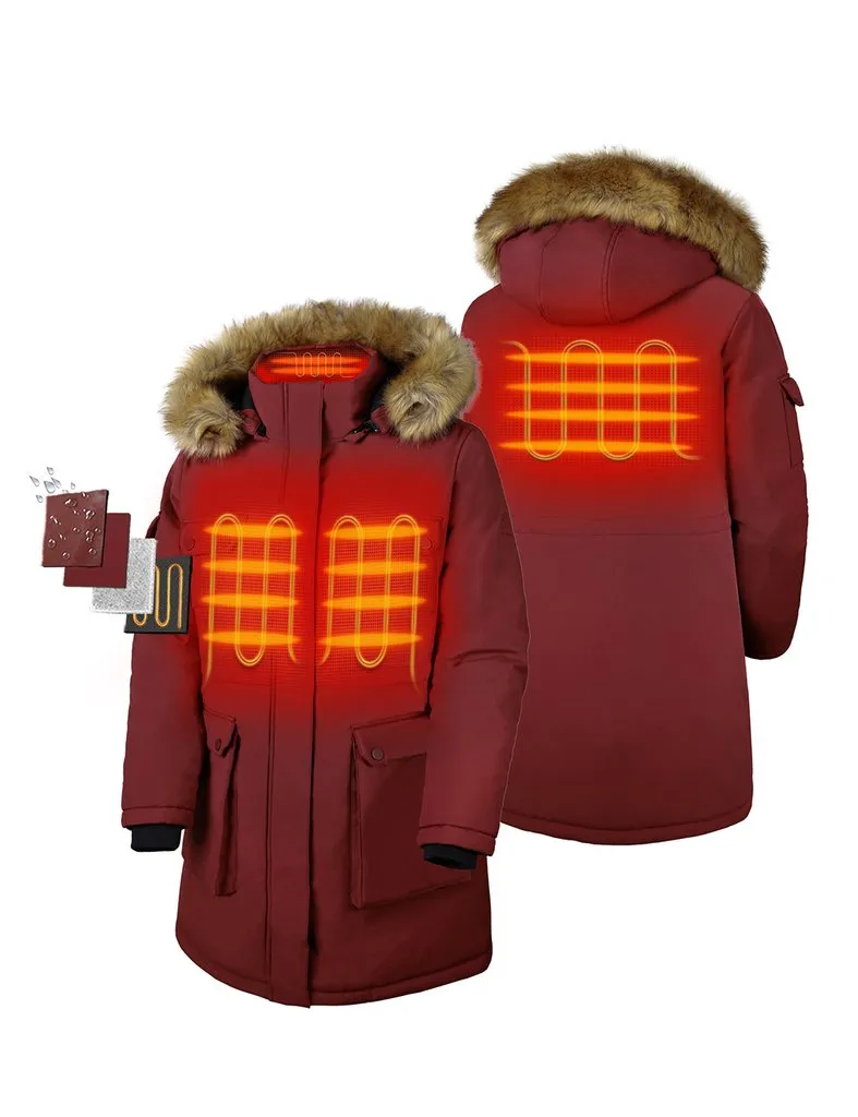 Women's Heated Thermolite® Parka - Red