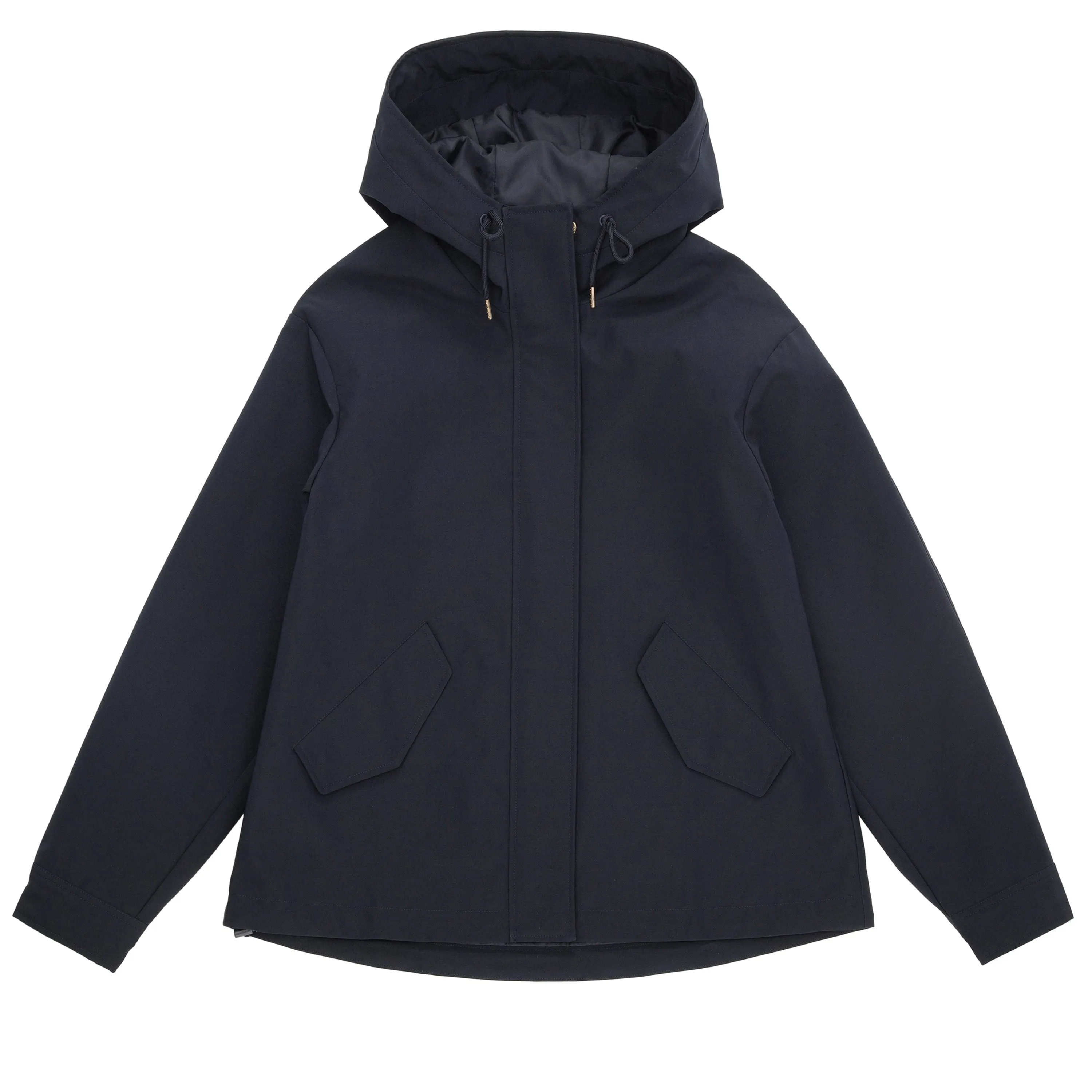 Women's Hooded Water-Resistant Parka Windbreaker Jacket