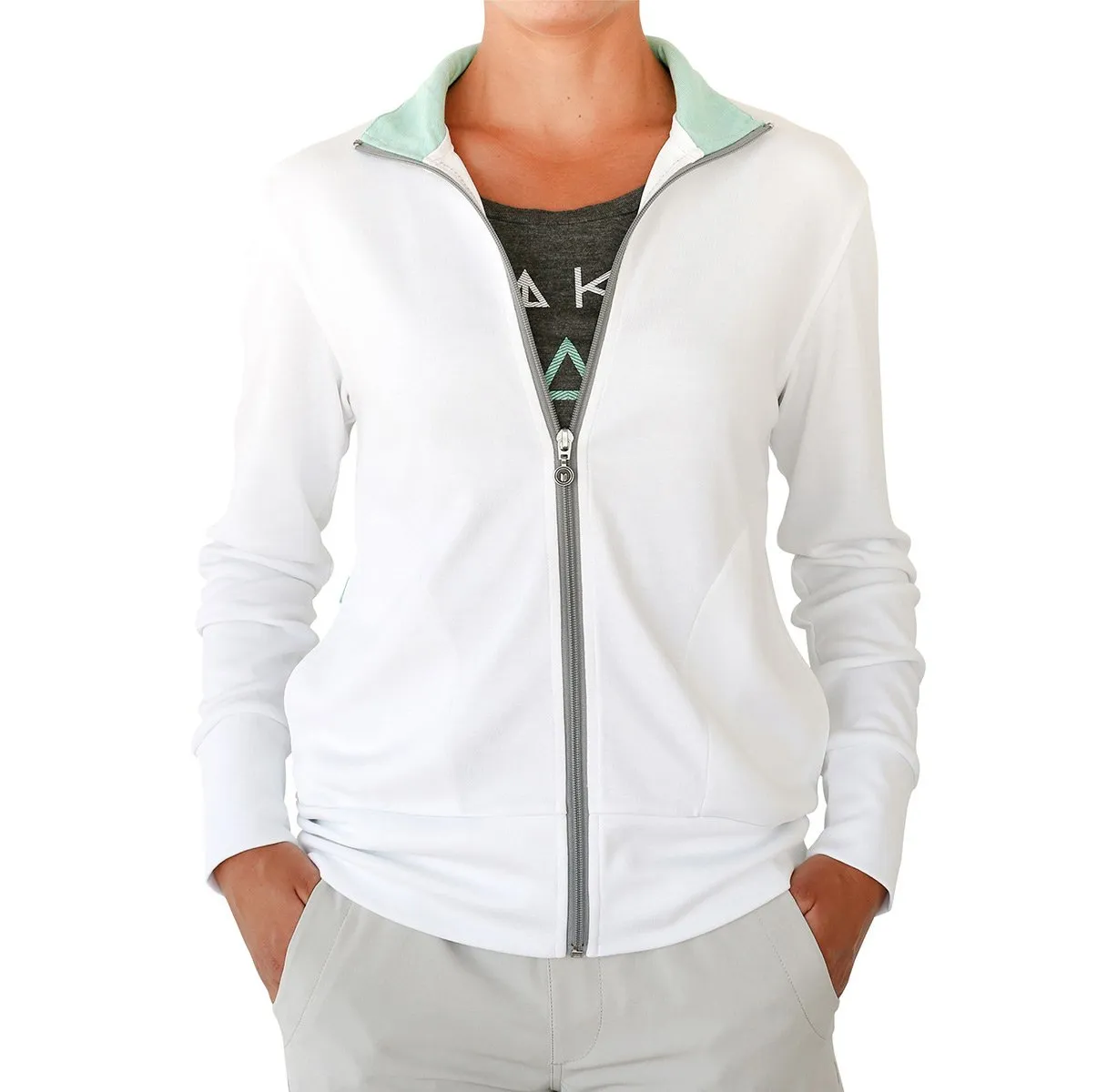 Women's INTERLOCK FULL ZIP LAYERING PIECE