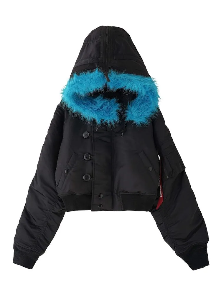 X-GIRL X ALPHA INDUSTRIES N-2B SHORT WAIST PARKA