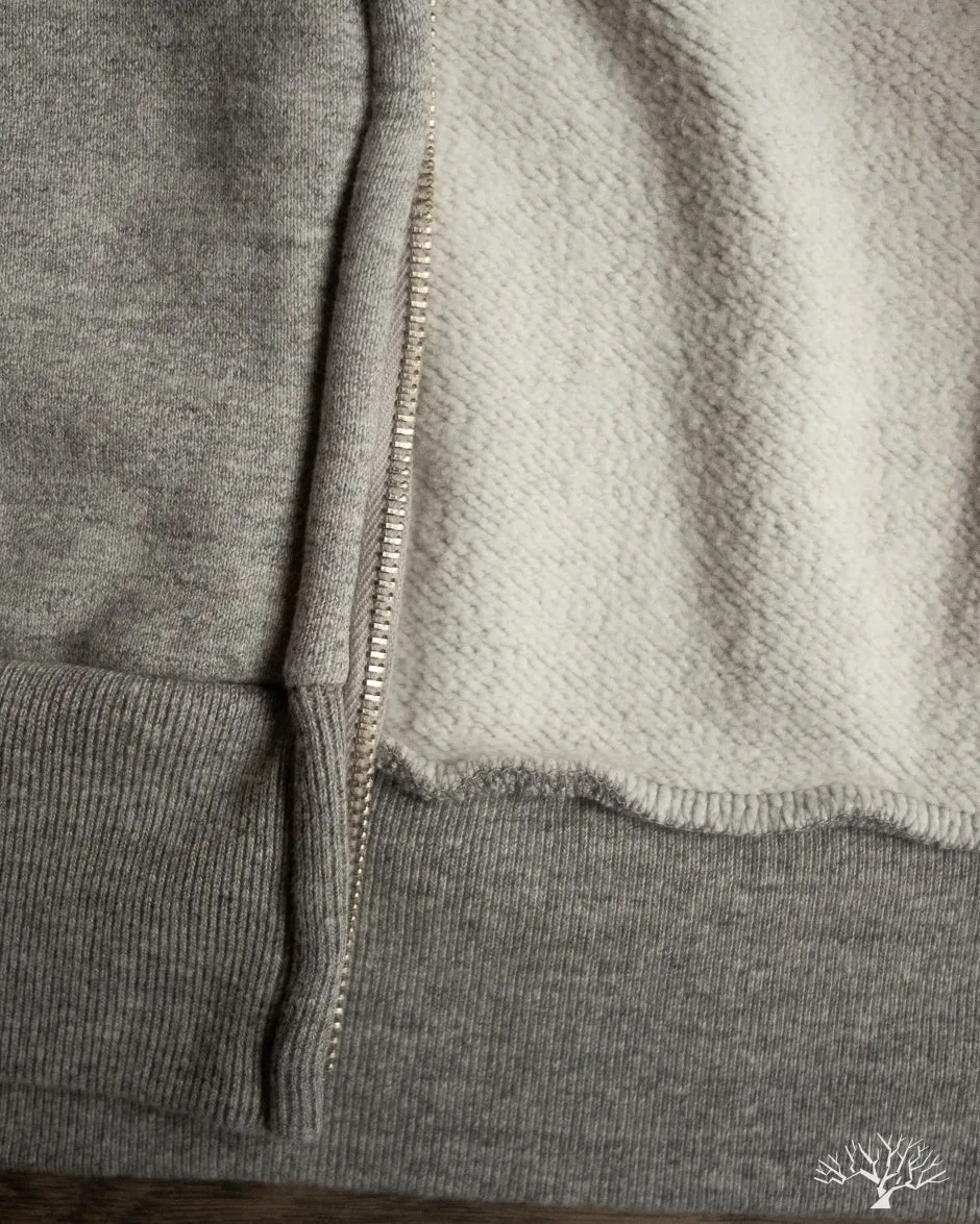 Zip Hoodie Sweatshirt - Grey