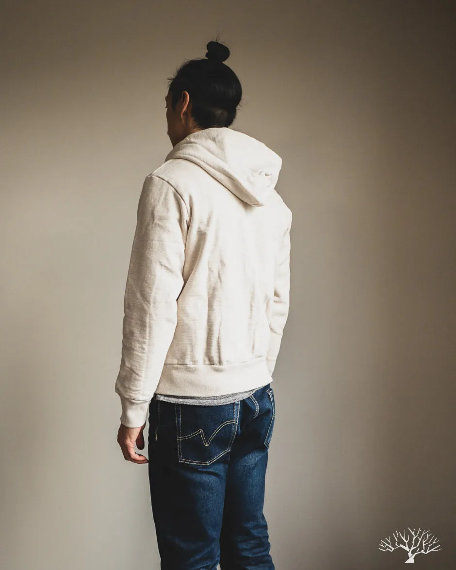 Zip Hoodie Sweatshirt - Oatmeal